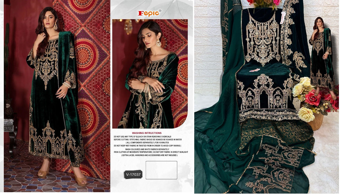 17037 Fepic Velvet Suits