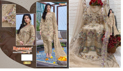 1704 Fepic Organza Pakistani Salwar Suits