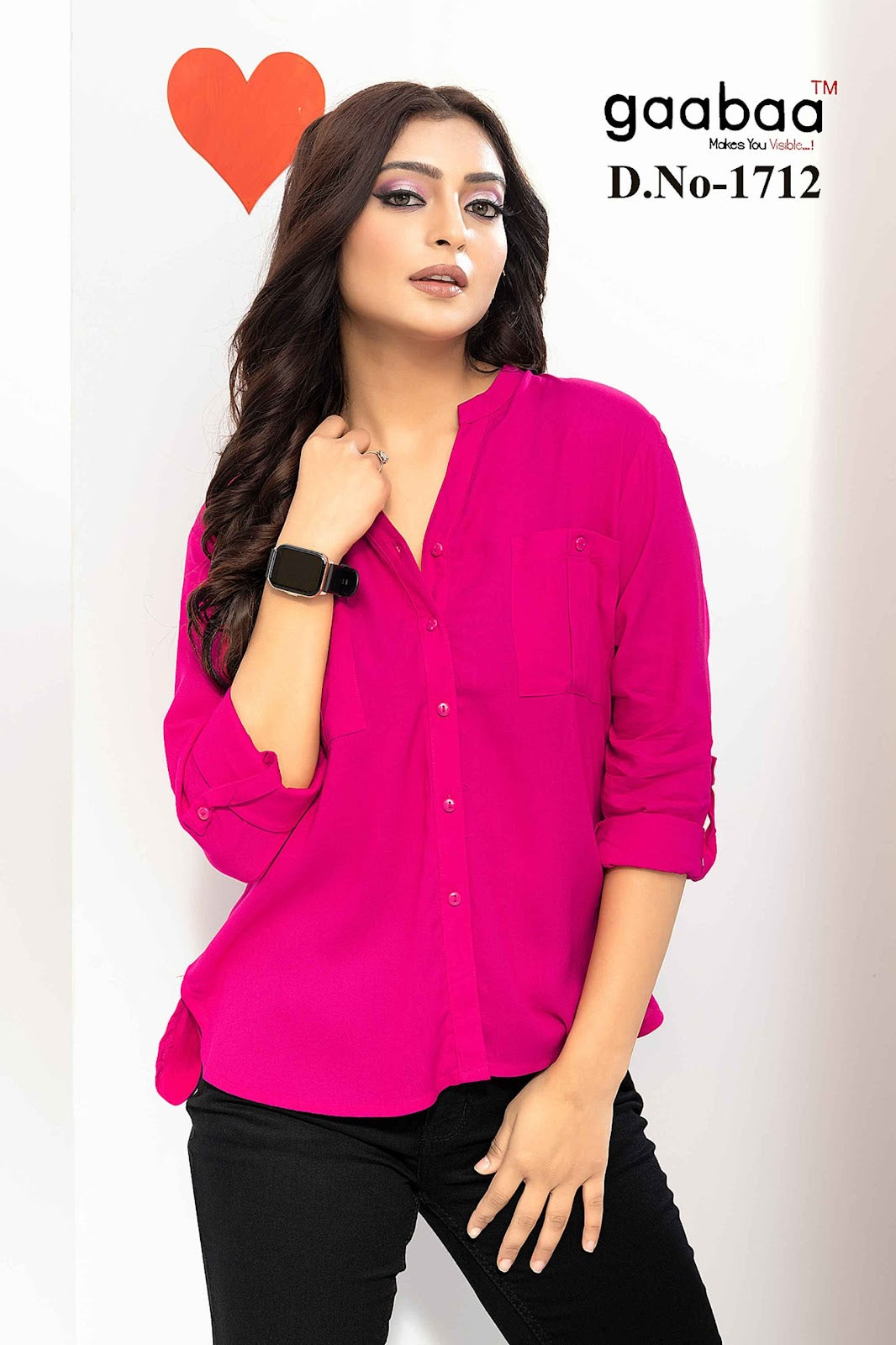 1712 Gaabaa Rayon Women Shirts