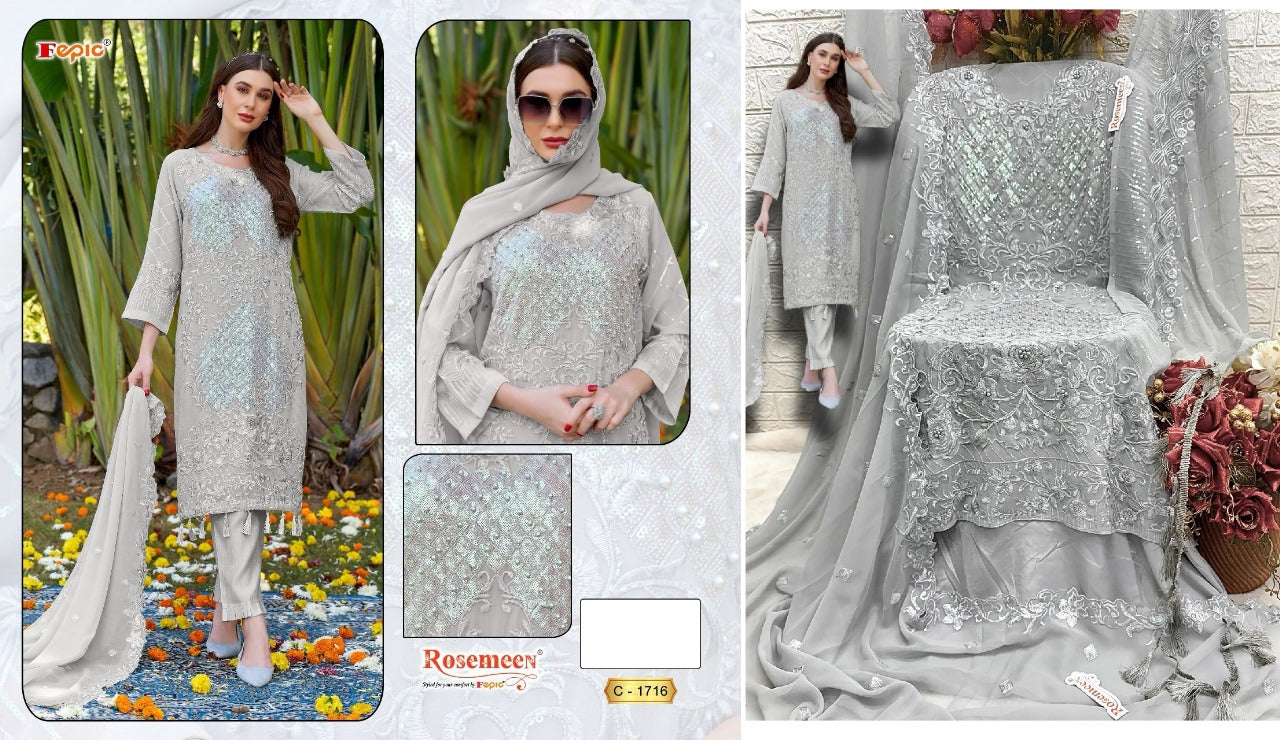 1716 Fepic Georgette Pakistani Salwar Suits