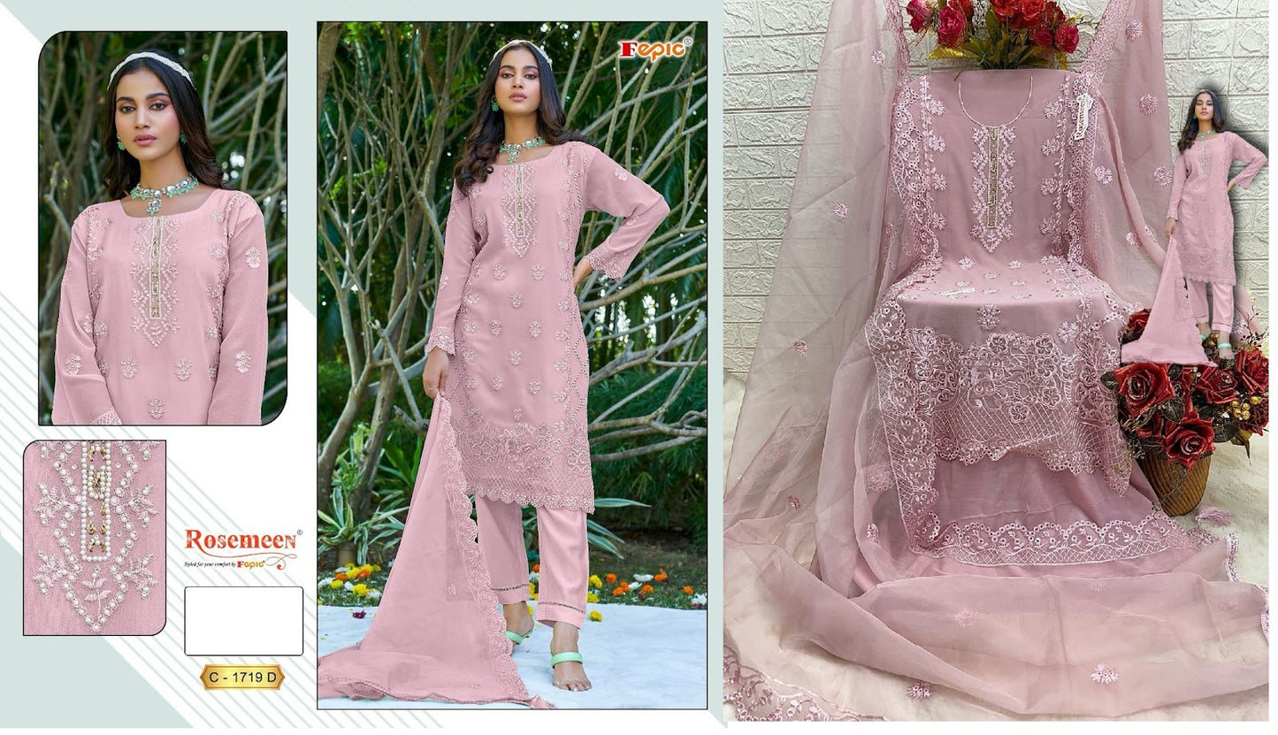 1719 Fepic Georgette Pakistani Salwar Suits