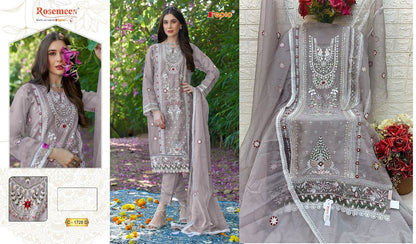 1728 Fepic Organza Pakistani Salwar Suits