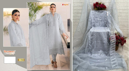 1738 Fepic Organza Pakistani Salwar Suits