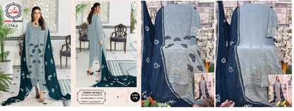 174 Affan Creation Fox Georgette Pakistani Salwar Suits