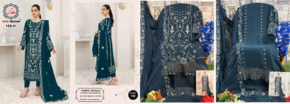 180 Affan Creation Faux Georgette Pakistani Salwar Suits