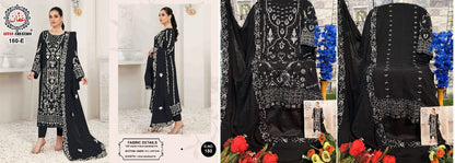 180 Affan Creation Faux Georgette Pakistani Salwar Suits