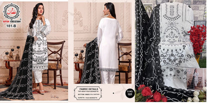 181 Affan Creation Fox Georgette Pakistani Salwar Suits