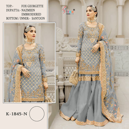 1845-Colors Shree Fabs Fox Georgette Pakistani Salwar Suits