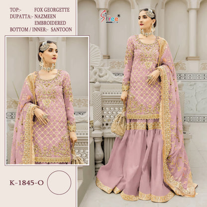 1845-Colors Shree Fabs Fox Georgette Pakistani Salwar Suits