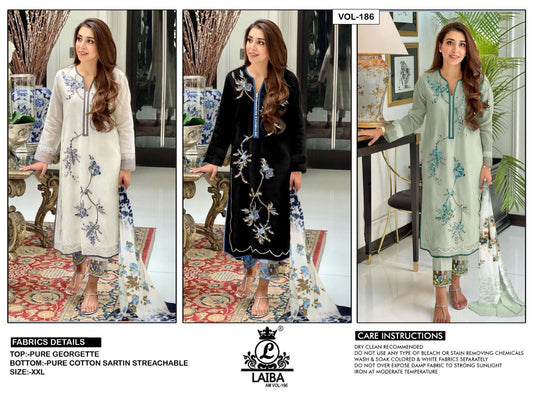 186-Colours Laiba Georgette Pakistani Readymade Suits