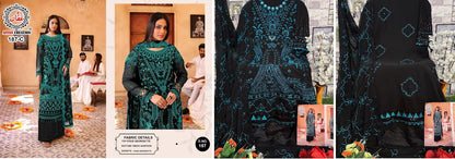187 Affan Creation Fox Georgette Pakistani Salwar Suits