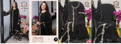 190 Affan Creation Fox Georgette Pakistani Salwar Suits