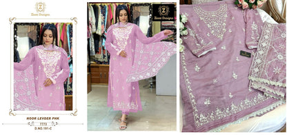 191-Ac Ziaaz Designs Organza Pakistani Salwar Suits