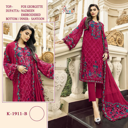 1911 Shree Fabs Pure Fox Pakistani Salwar Suits