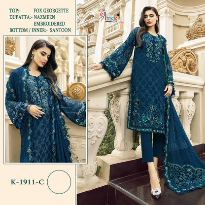 1911 Shree Fabs Pure Fox Pakistani Salwar Suits