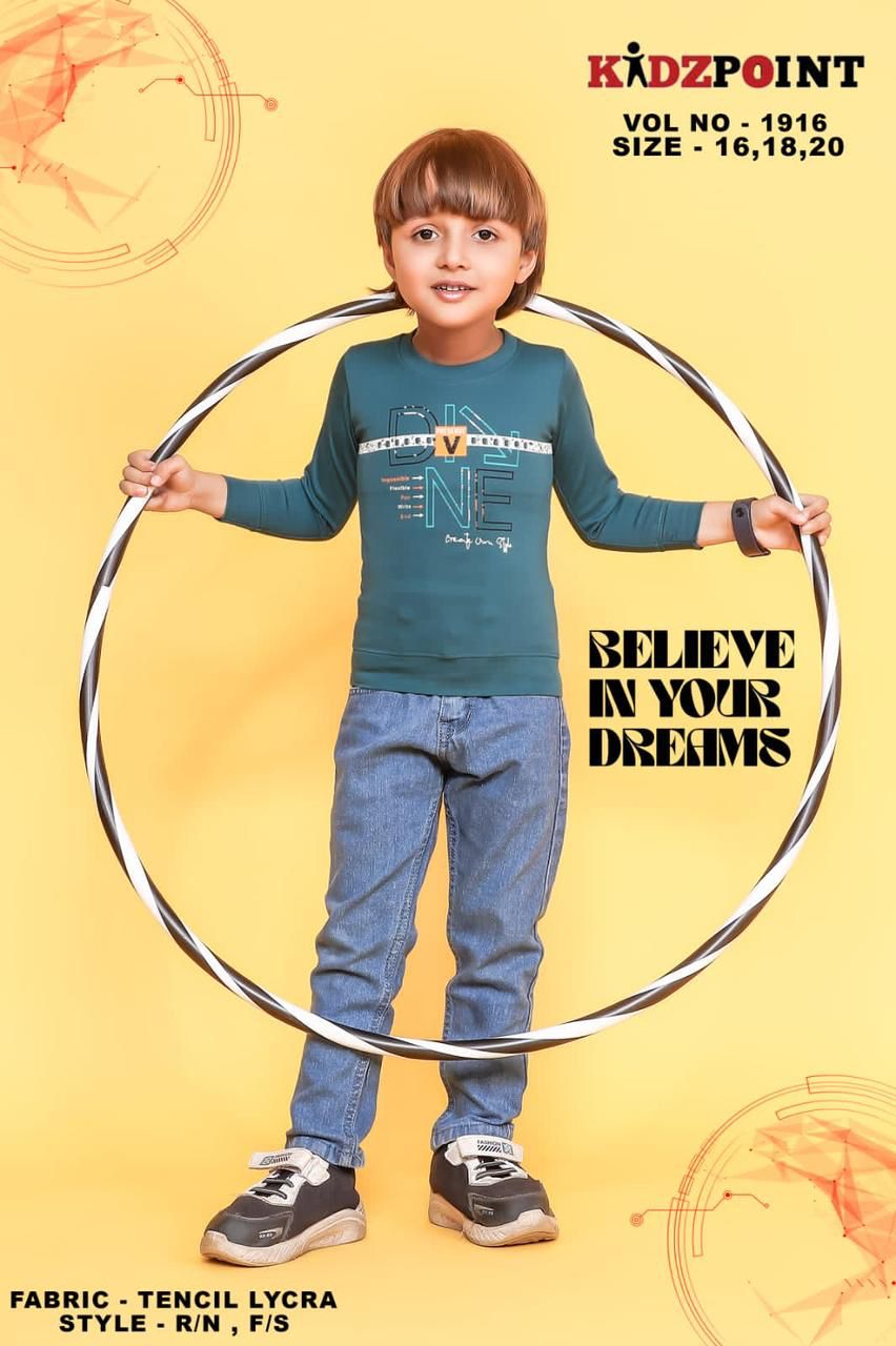 1916 Kidzpoint Lycra Boys Tshirt