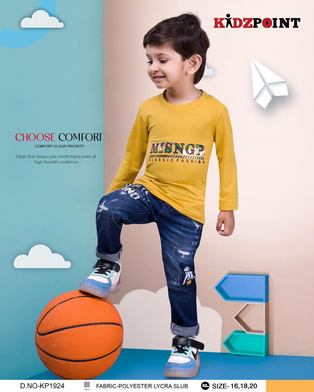 1924 Kidzpoint Imported Boys Tshirt