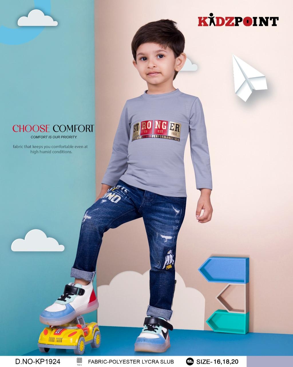 1924 Kidzpoint Imported Boys Tshirt