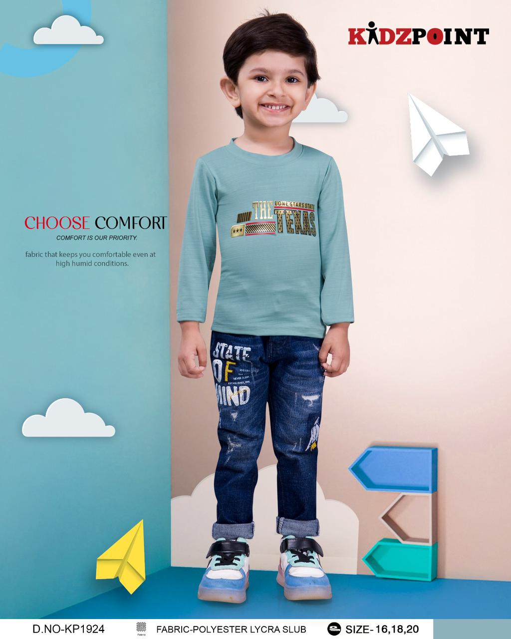 1924 Kidzpoint Imported Boys Tshirt