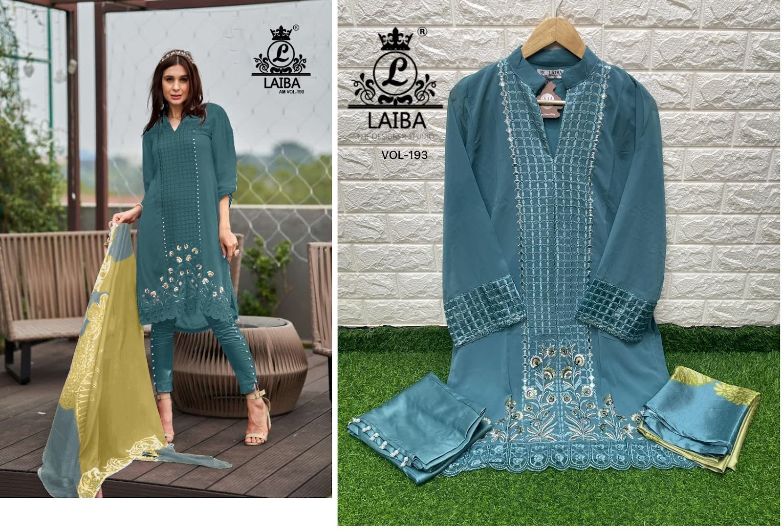 193 Laiba Georgette Pakistani Readymade Suits