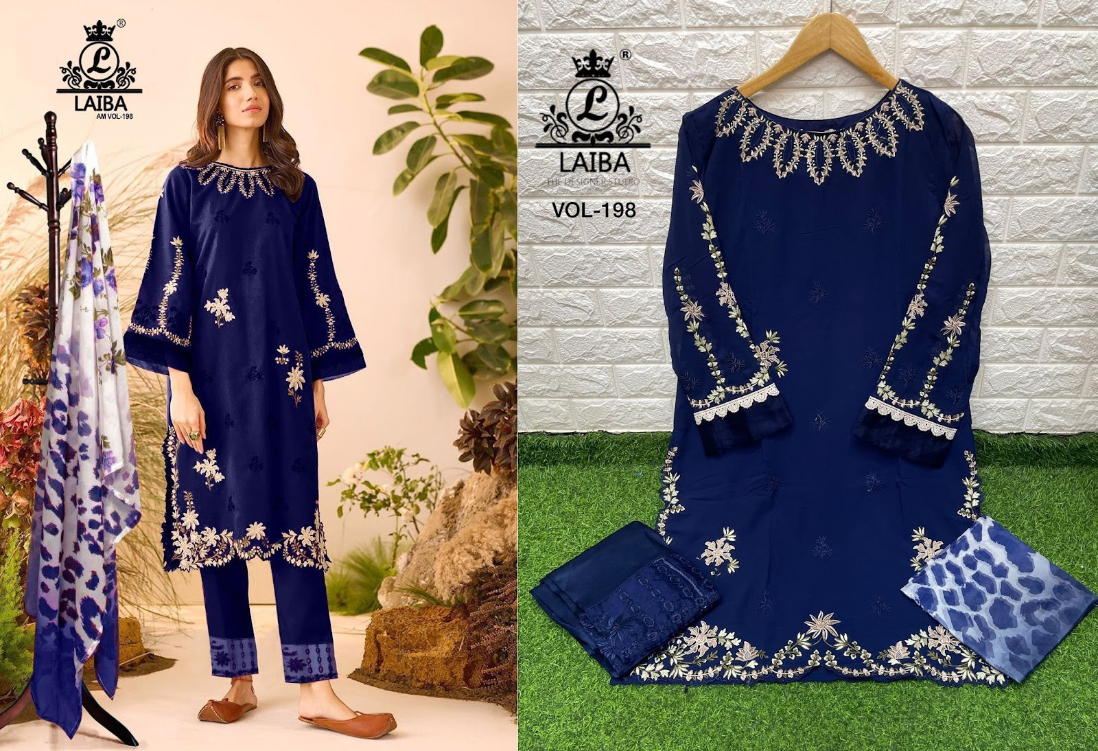 198 Laiba Georgette Pakistani Readymade Suits