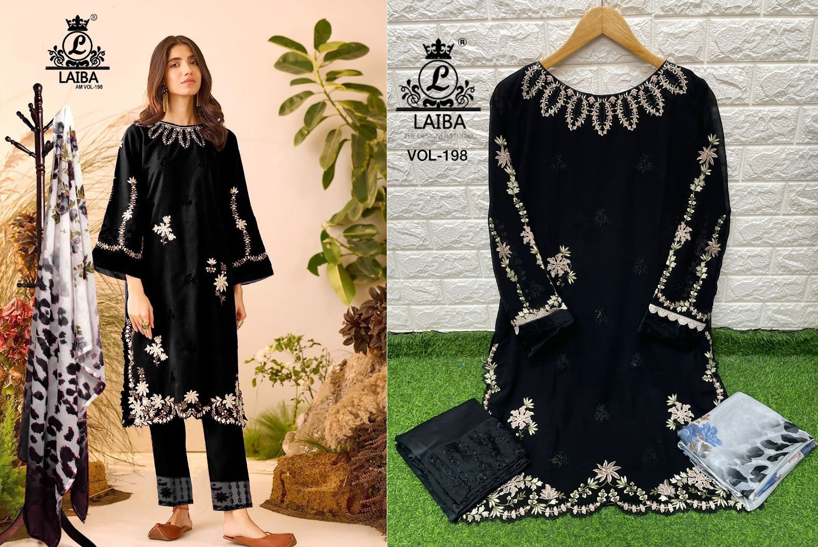 198 Laiba Georgette Pakistani Readymade Suits