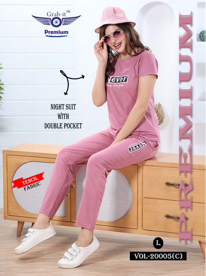 20005-C Grab It Tencil Pyjama Night Suits