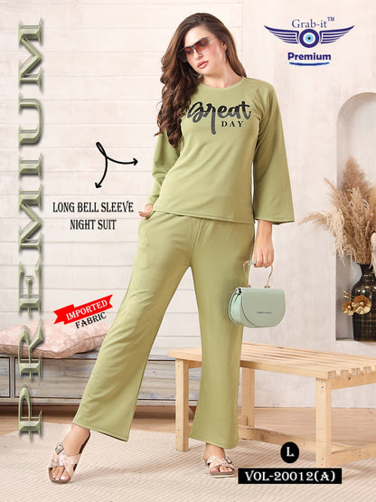 20012-A Grab It Imported Pyjama Night Suits