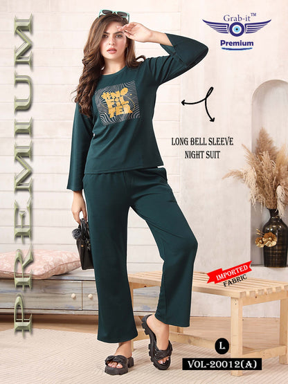 20012-A Grab It Imported Pyjama Night Suits