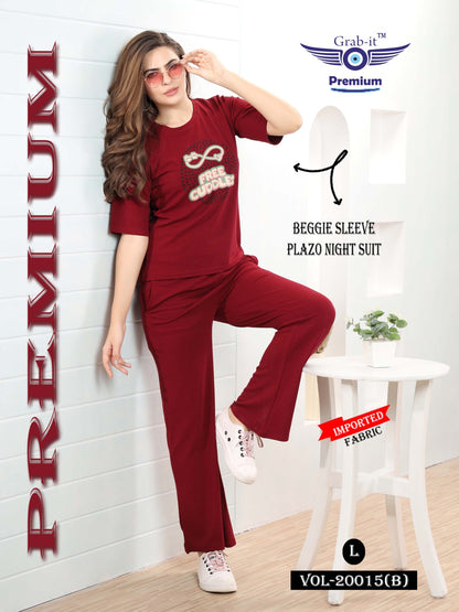 20015-B Grab It Imported Pyjama Night Suits