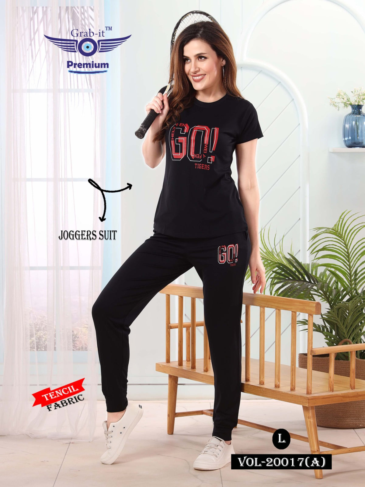 20017-A Grab It Tencil Joggers Night Suits