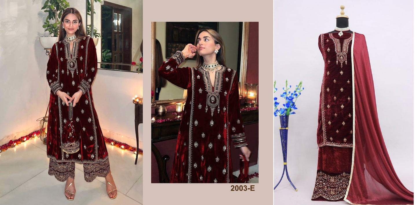 2003 Safa Creation Velvet Suits