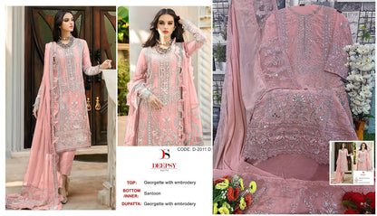 2011 Deepsy Georgette Pakistani Salwar Suits