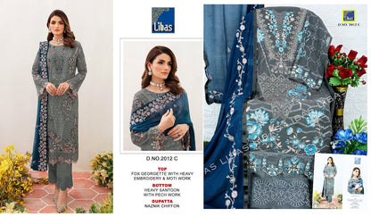 2012 Libas Fox Georgette Pakistani Salwar Suits