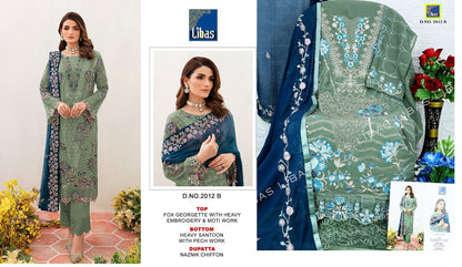 2012 Libas Fox Georgette Pakistani Salwar Suits