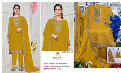 2017 Deepsy Georgette Pakistani Salwar Suits