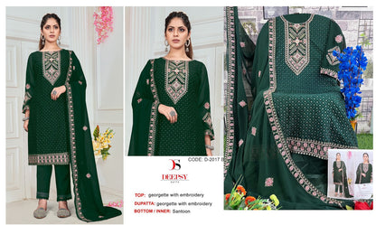 2017 Deepsy Georgette Pakistani Salwar Suits