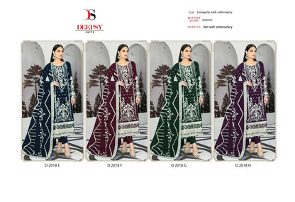 2018-Colors Deepsy Georgette Pakistani Salwar Suits