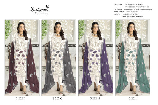 202-Colors Serine Fox Georgette Pakistani Salwar Suits