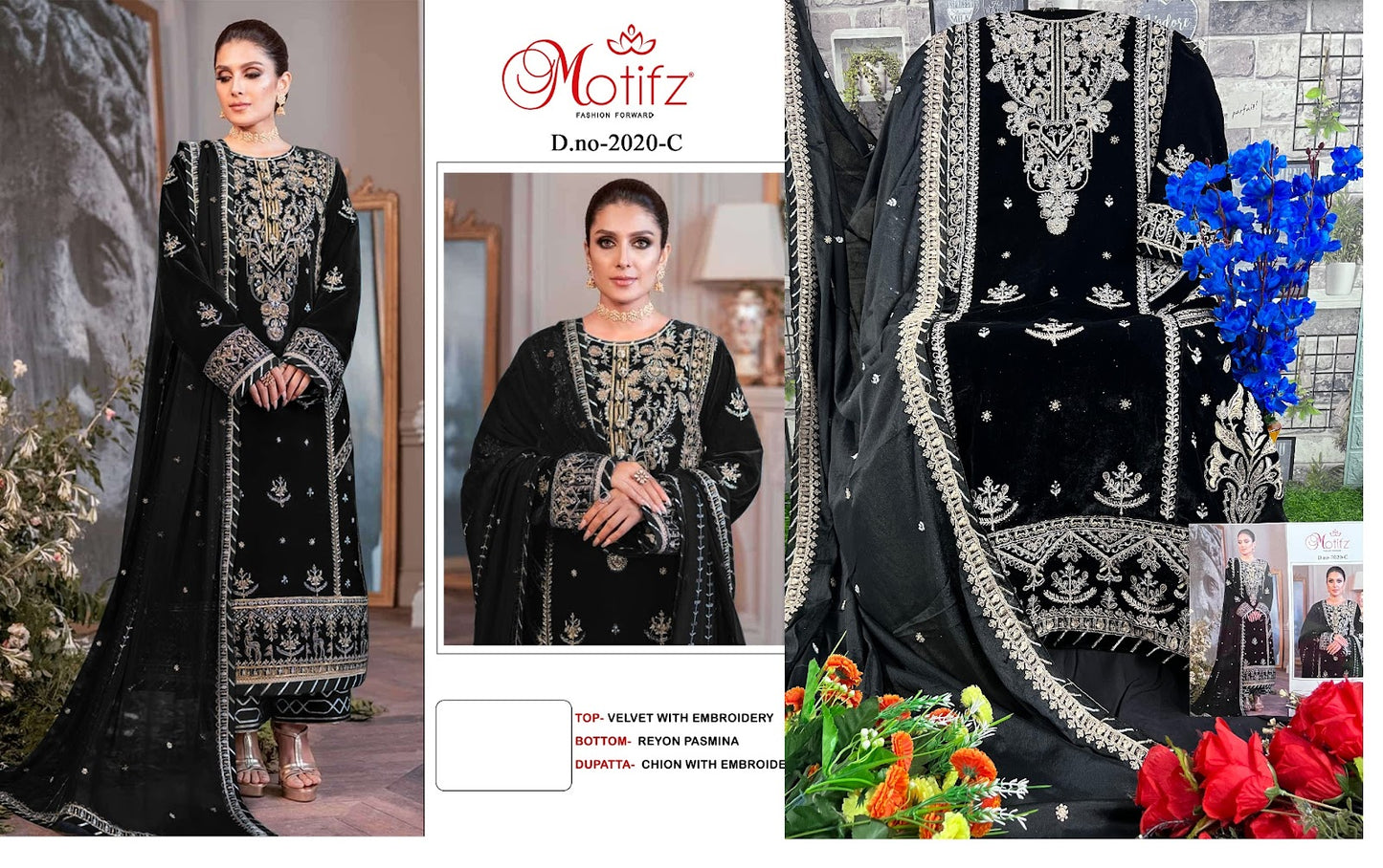 2020 Motifz Velvet Suits