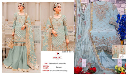 2021 Deepsy Georgette Pakistani Salwar Suits