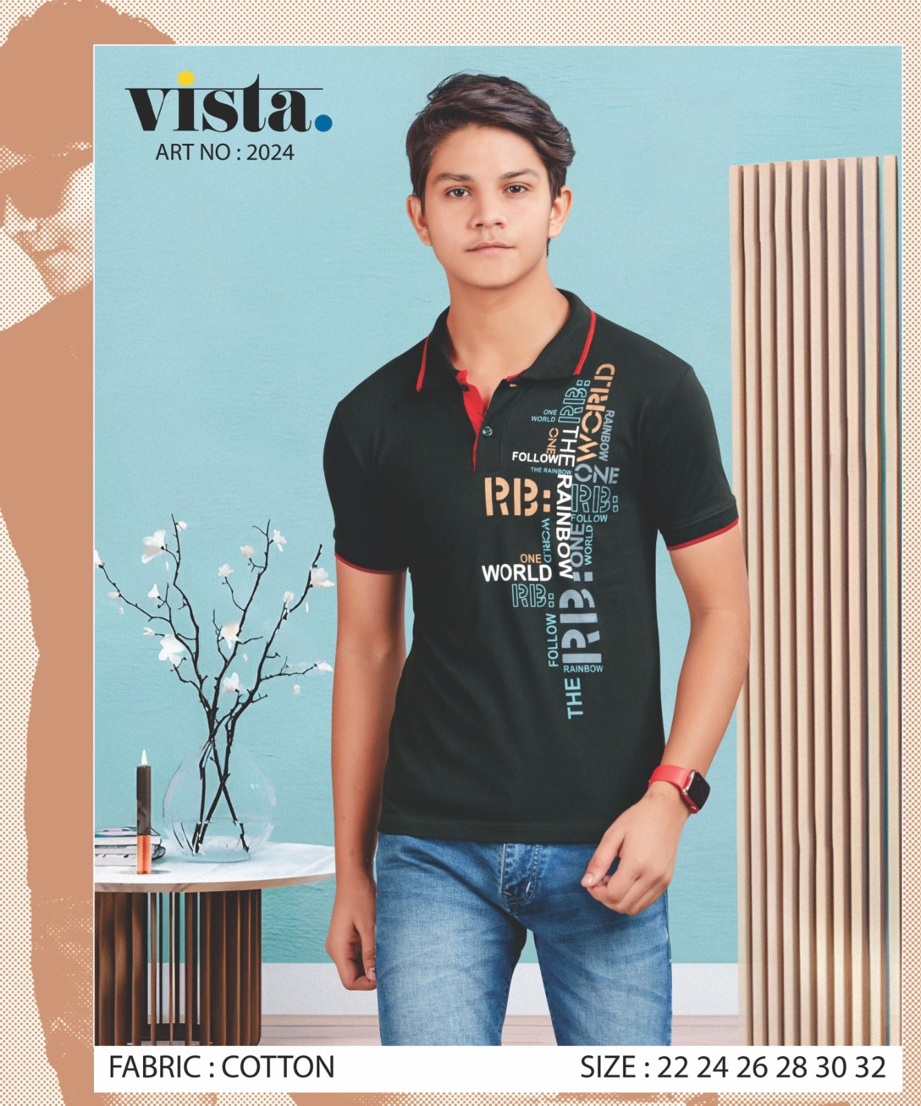 2024 Vista Cotton Boys Tshirt