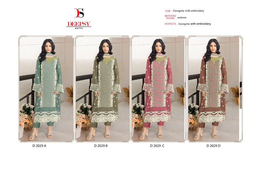 2029 Deepsy Georgette Pakistani Salwar Suits
