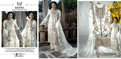 203-Colours Aasma Fox Georgette Pakistani Salwar Suits