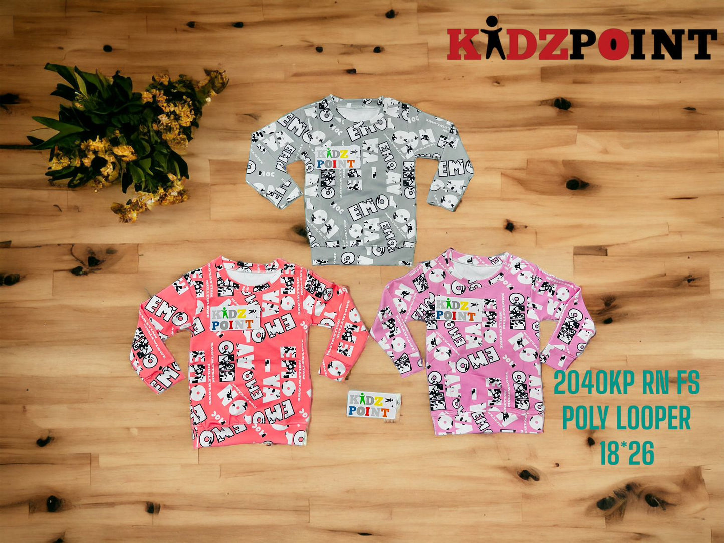 2036-2040 Kidzpoint Looper Boys Tshirt