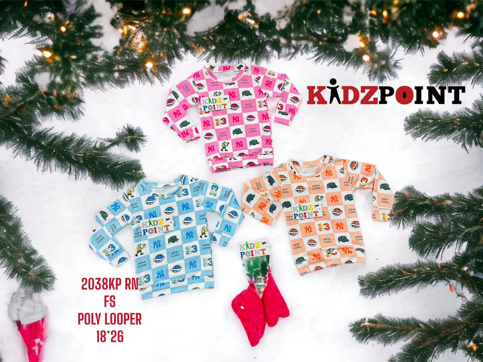 2036-2040 Kidzpoint Looper Boys Tshirt