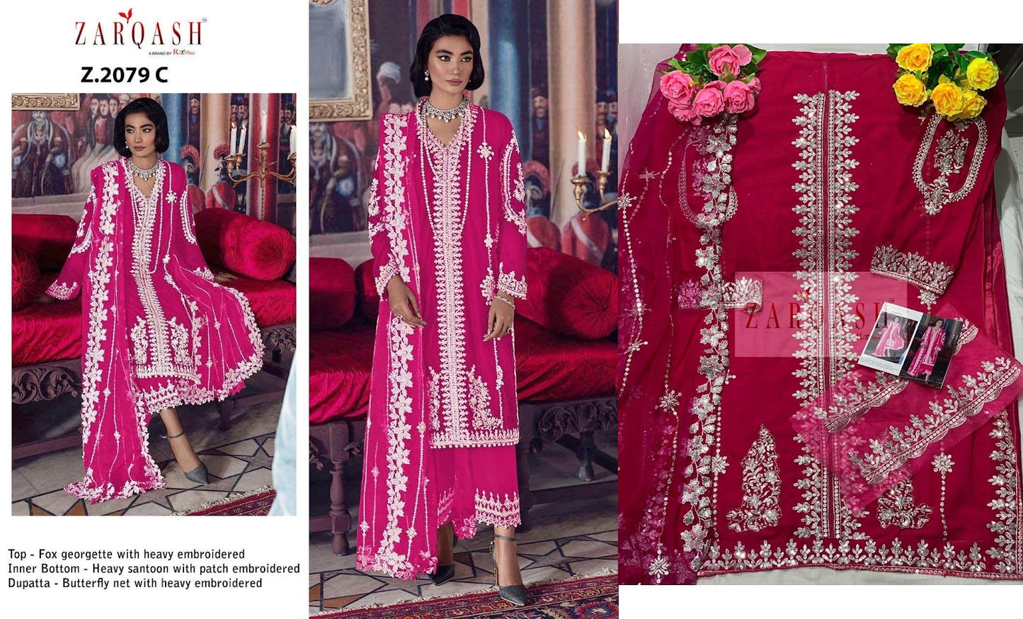 2079 Zarqash Pakistani Salwar Suits