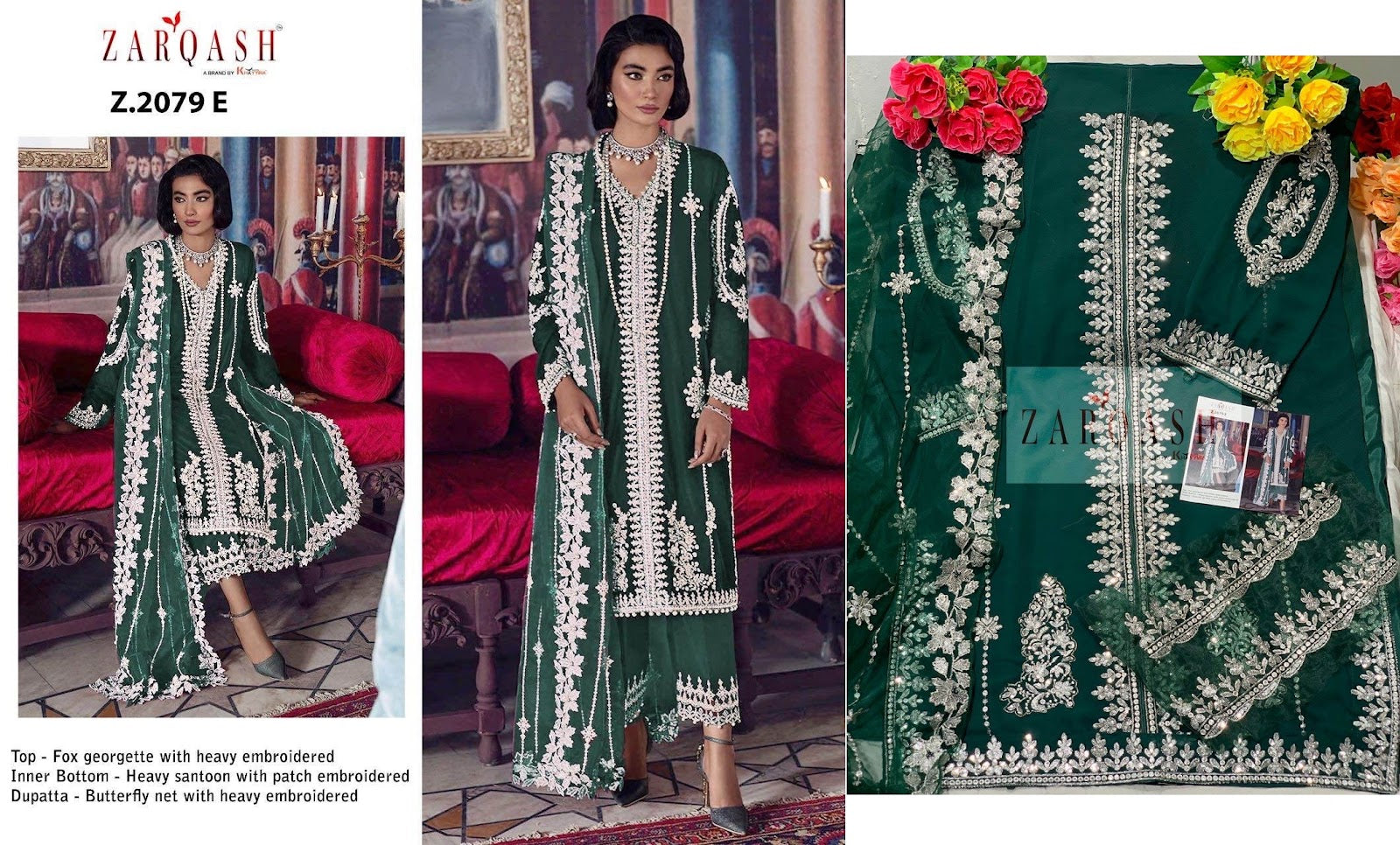 2079 Zarqash Pakistani Salwar Suits