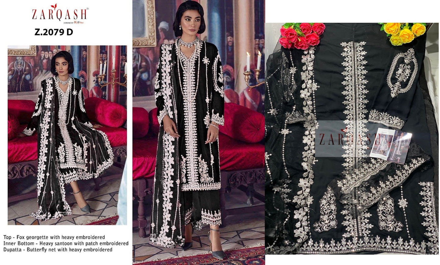 2079 Zarqash Pakistani Salwar Suits