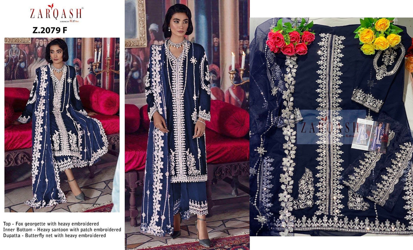 2079 Zarqash Pakistani Salwar Suits